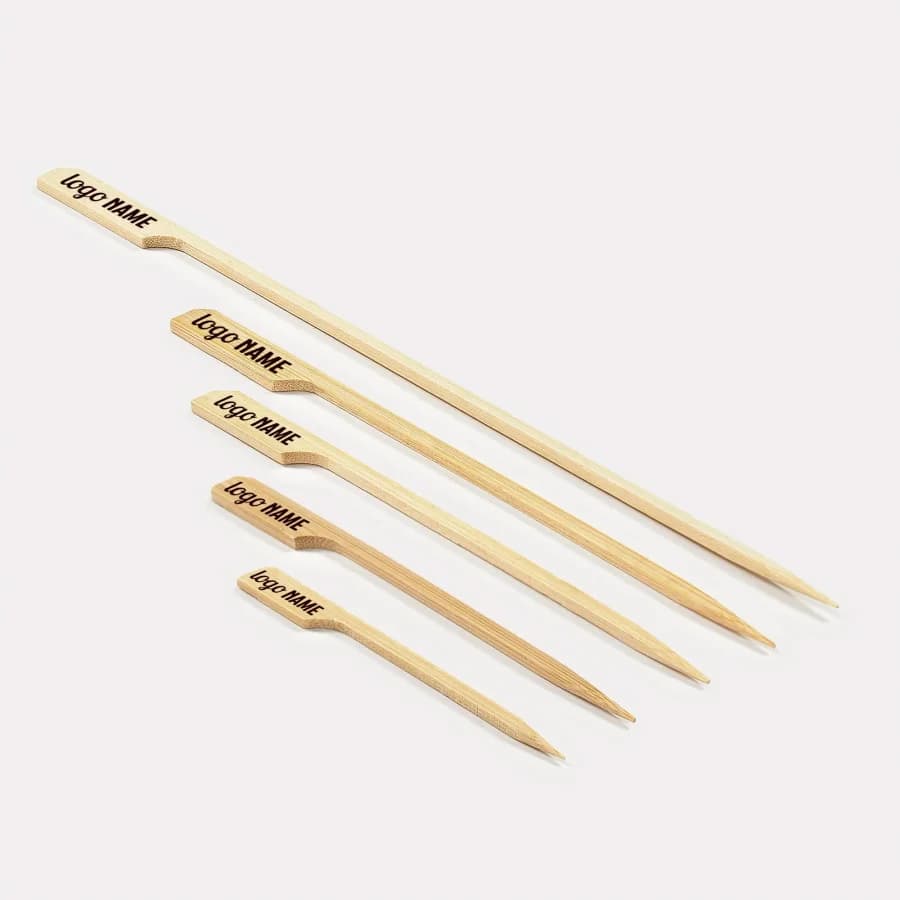 Piques à brochettes en bambou