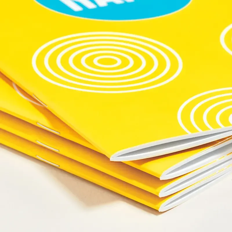 Brochures pelliculées (agrafées)