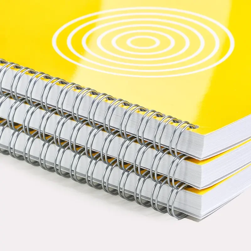 Brochures pelliculées (spirales)
