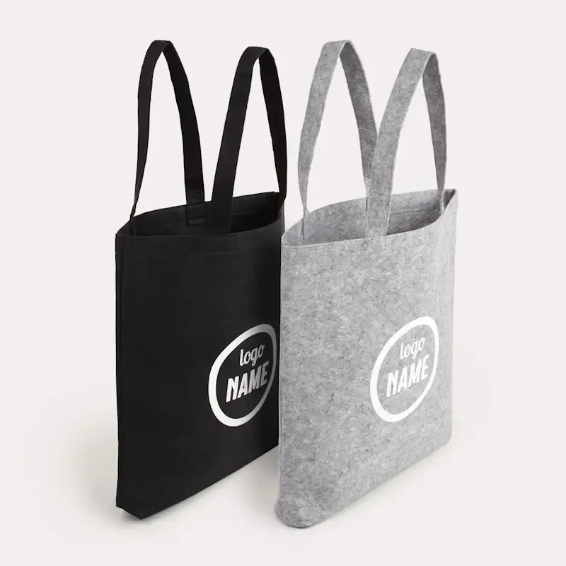 Sacs cabas en feutrine