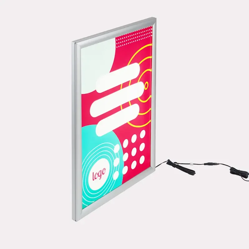 Cadres porte-affiche LED