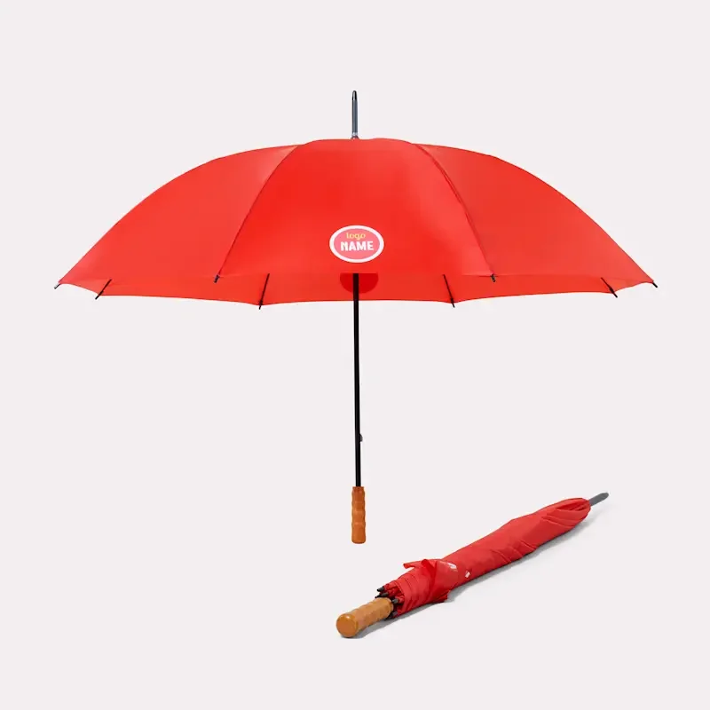 Parapluies de golf Falconetti manche en bois 130 cm