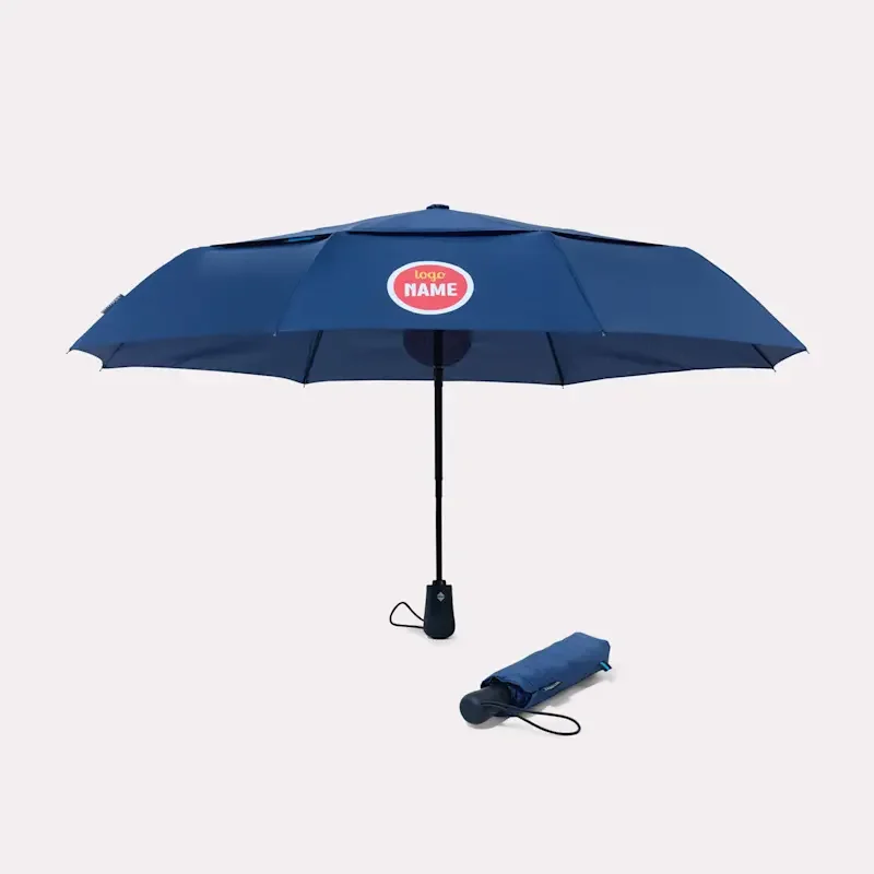 Parapluies pliants écologiques Minimax Ouverture et fermeture automatiques Coupe-vent 100 cm